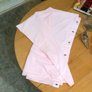 Pink White Shower Curtain